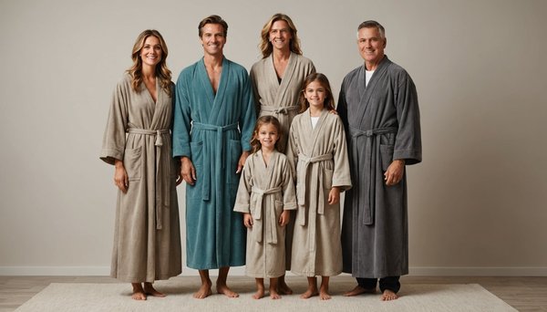 Le peignoir pour toute la famille : confort et style réunis